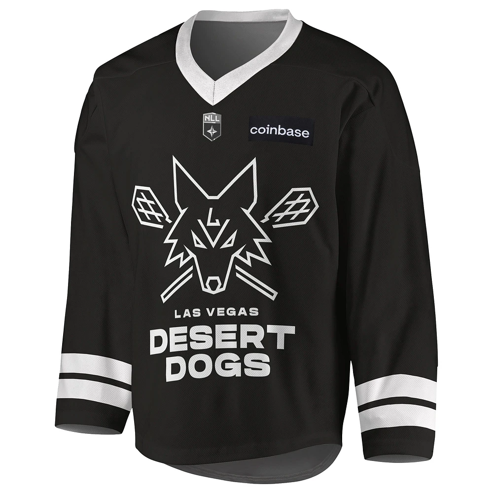 Maillot Réplique sublimé Noir Las Vegas Desert Dogs pour jeune