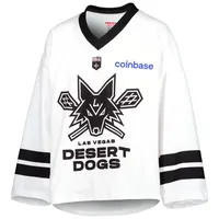 Maillot Réplique Sublimée Blanc Las Vegas Desert Dogs pour Jeunes