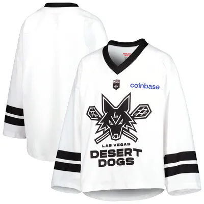 Maillot Réplique Sublimée Blanc Las Vegas Desert Dogs pour Jeunes