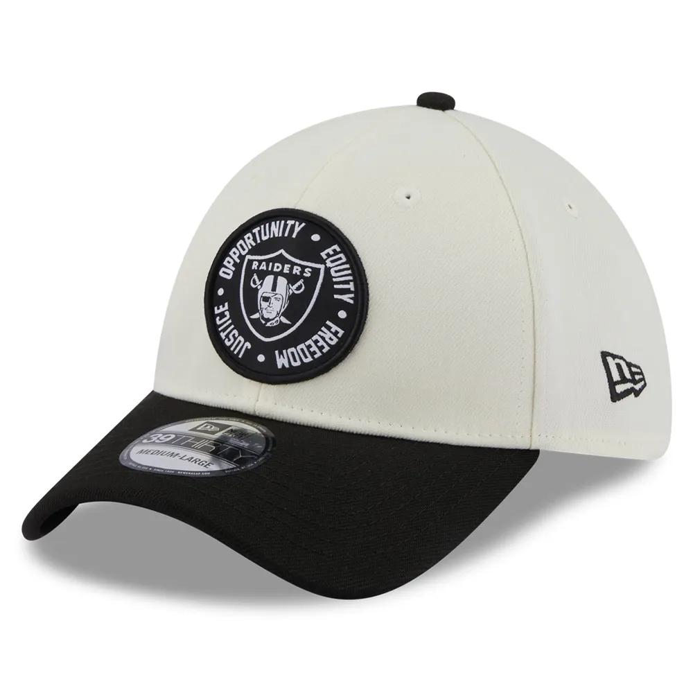 Lids Las Vegas Raiders New Era 2022 Inspire Change 39THIRTY Flex Hat -  Cream/Black