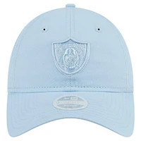  Women's New Era Light Blue Las Vegas Raiders Color Pack 9TWENTY Adjustable Hat