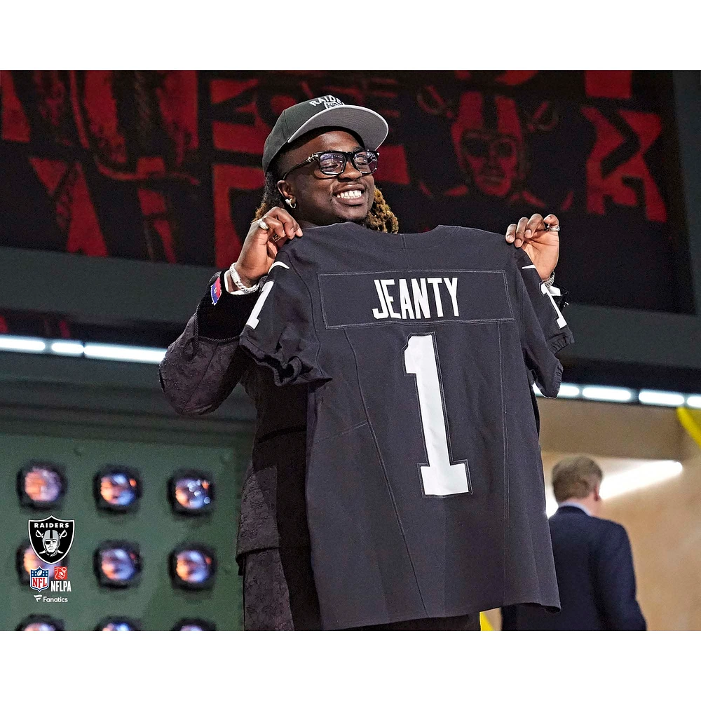 Ashton Jeanty Las Vegas Raiders Unsigned 2025 NFL Draft Photograph