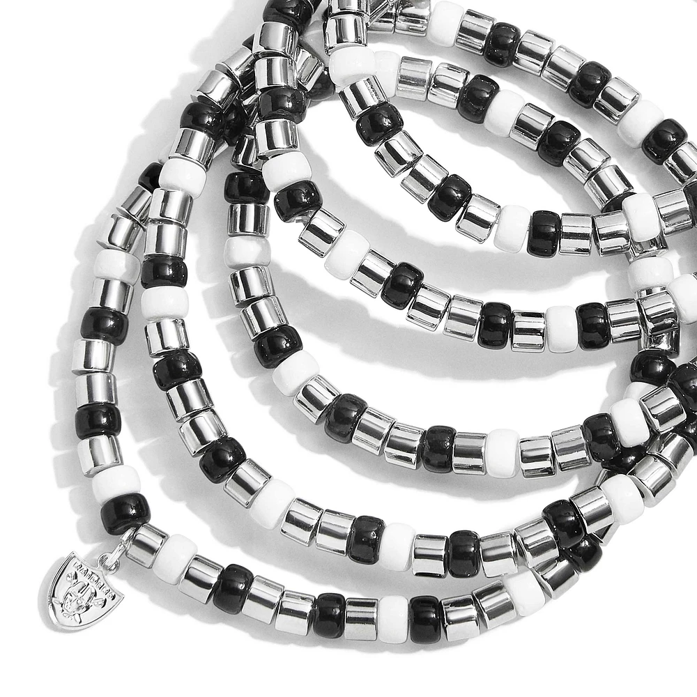 Bracelet pile BaubleBar Las Vegas Raiders