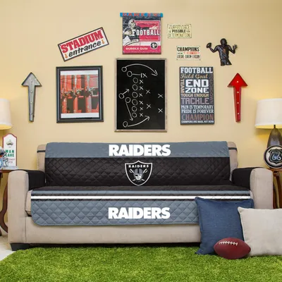 Las Vegas Raiders Sofa Protector - Black