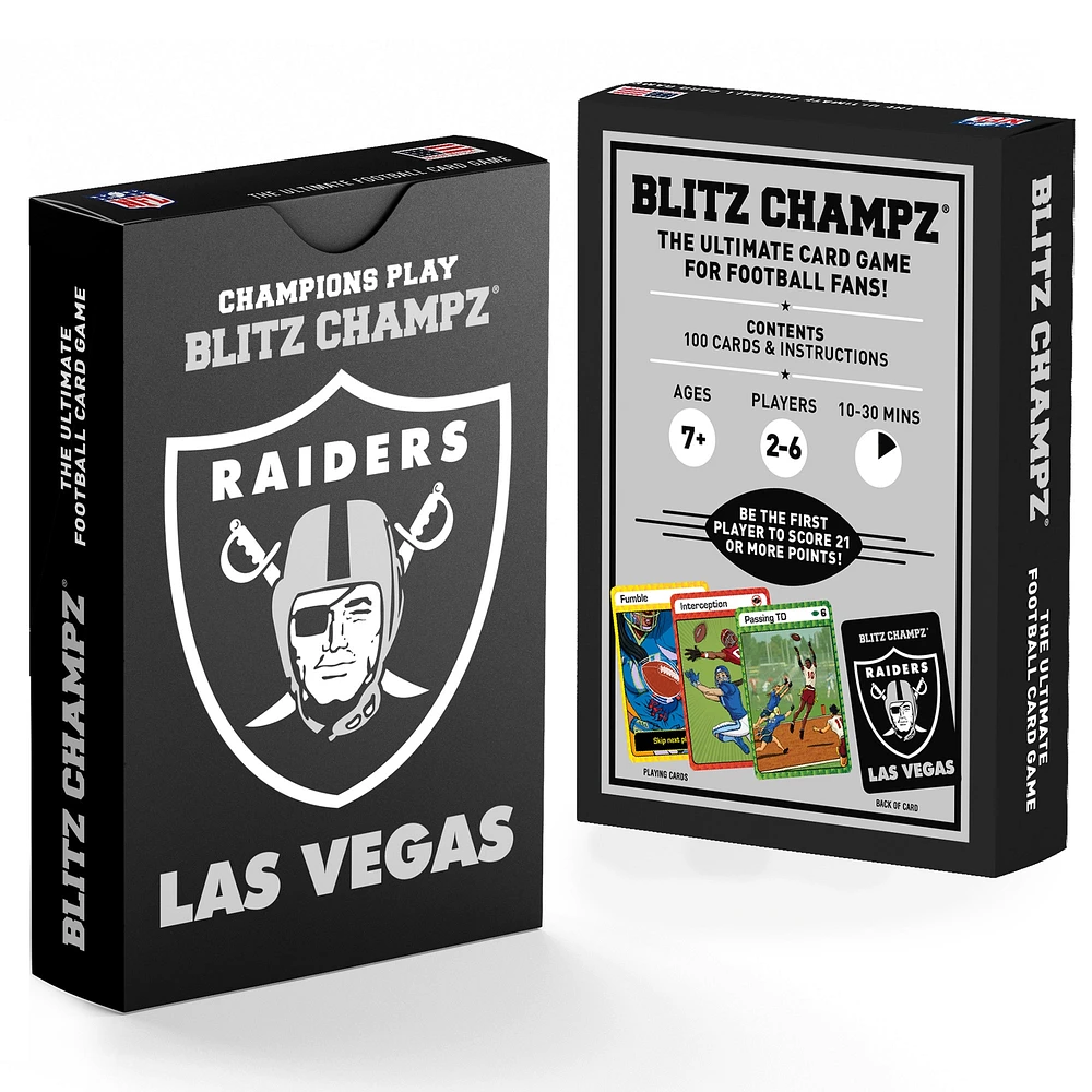 Blitz Champz Las Vegas Raiders NFL Jeu de cartes de football