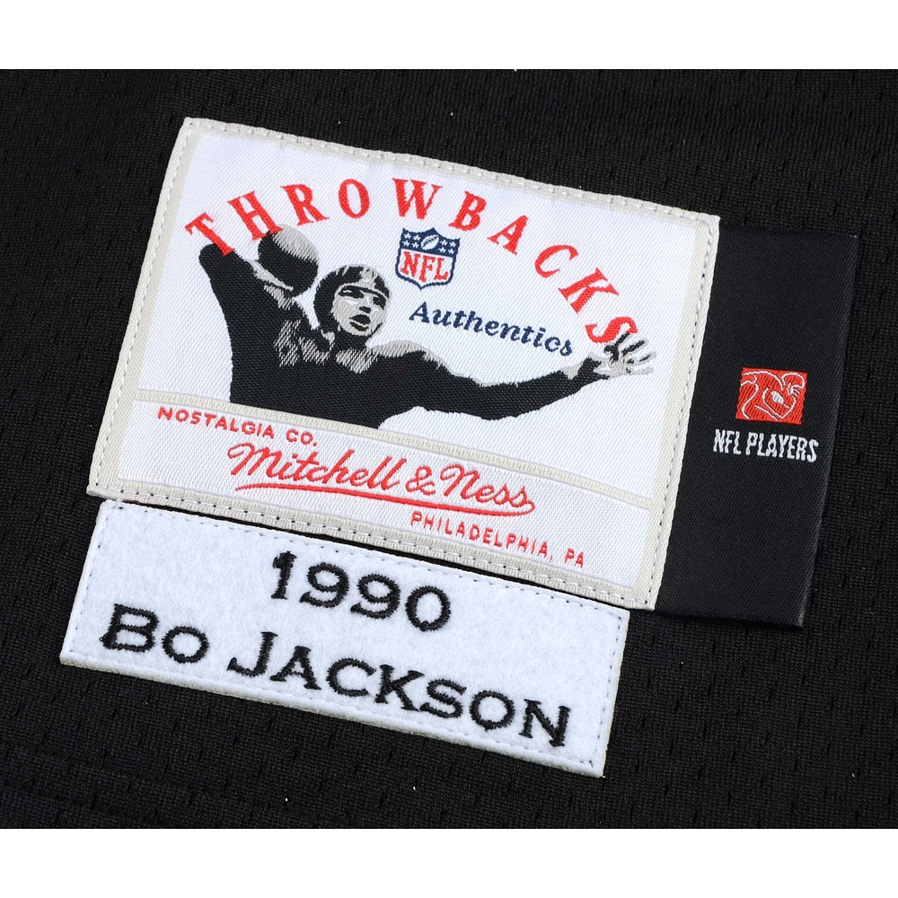 Bo Jackson Las Vegas Raiders Autographed Black Mitchell & Ness Authentic Jersey