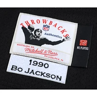 Bo Jackson Las Vegas Raiders Autographed Black Mitchell & Ness Authentic Jersey