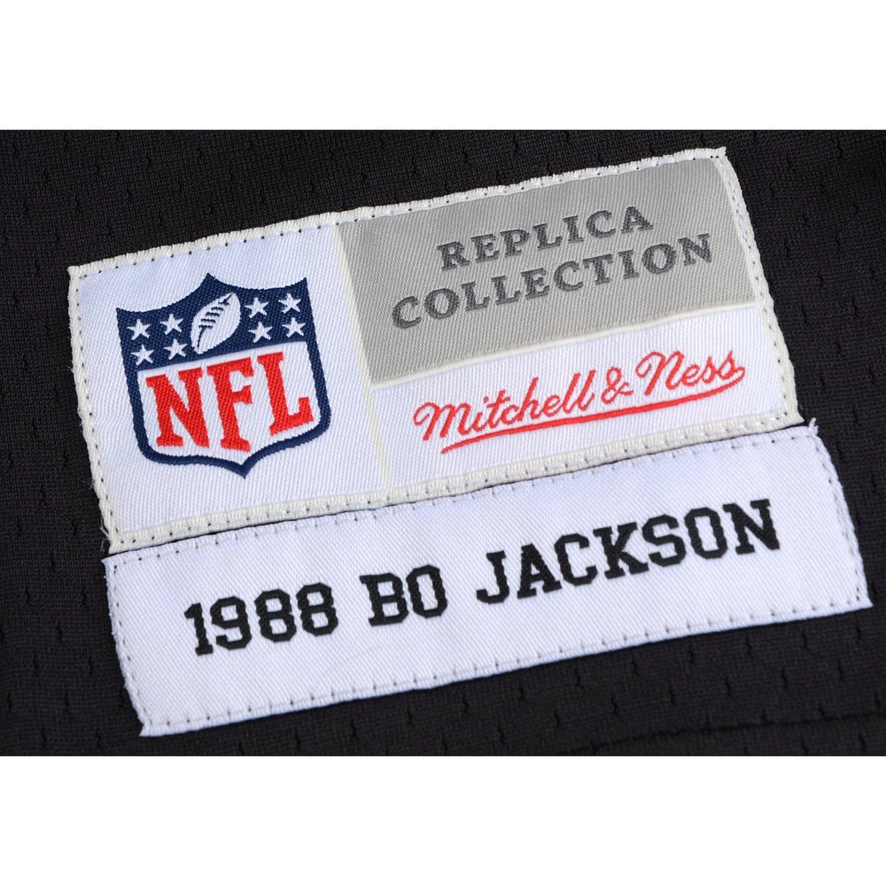 Bo Jackson Las Vegas Raiders Autographed Black Mitchell & Ness Replica Jersey