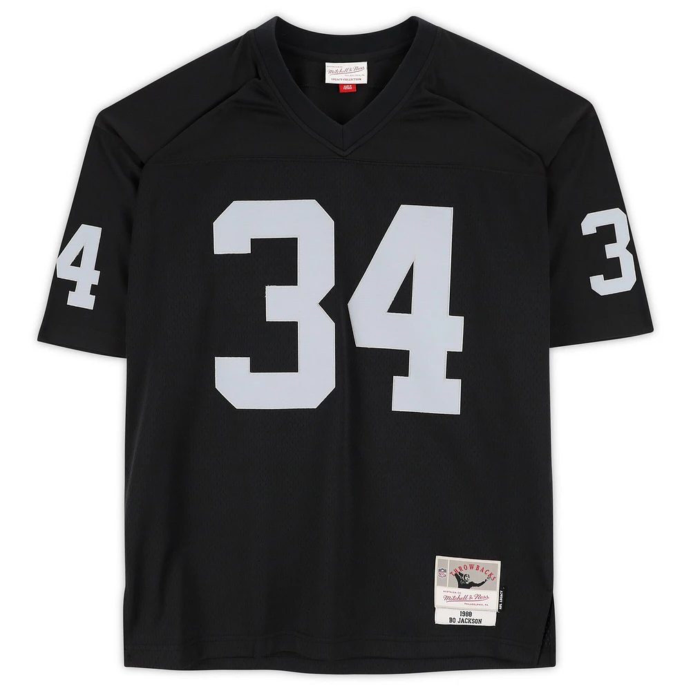 Bo Jackson Las Vegas Raiders Autographed Black Mitchell & Ness Replica Jersey