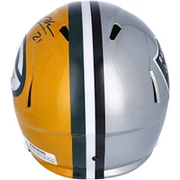 Casque réplique autographié demi-moitié Riddell Speed ​​des Las Vegas Raiders de Charles Woodson - Signature du côté de Green Bay