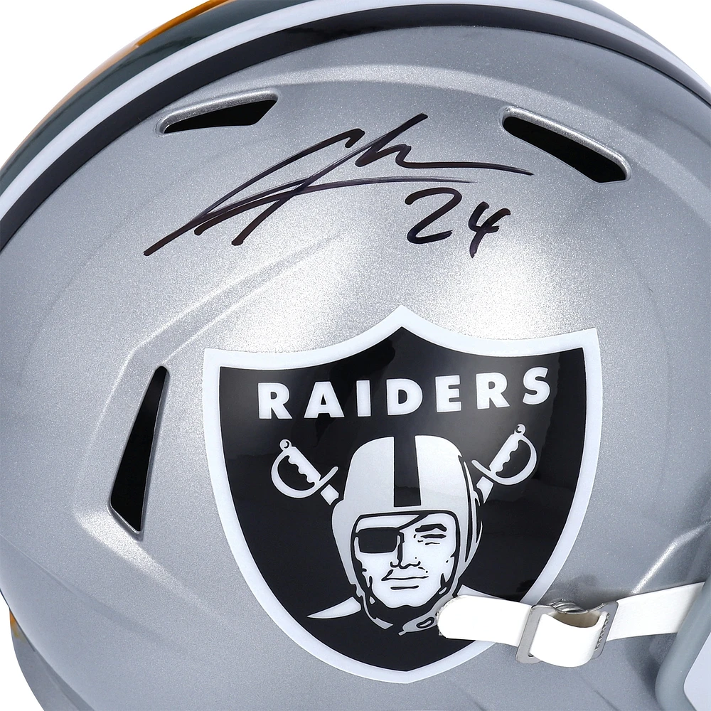 Charles Woodson Las Vegas Raiders Autographed Half & Half Riddell Speed Replica Helmet