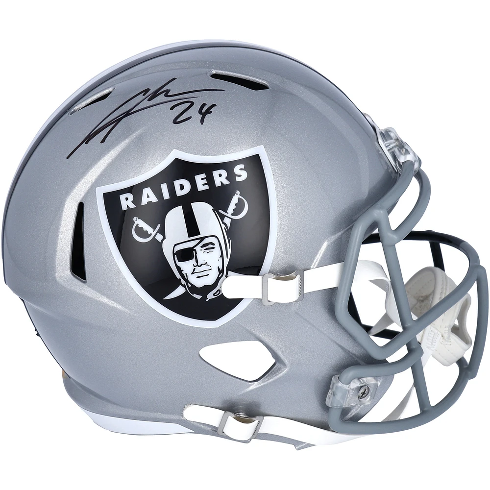 Charles Woodson Las Vegas Raiders Autographed Half & Half Riddell Speed Replica Helmet