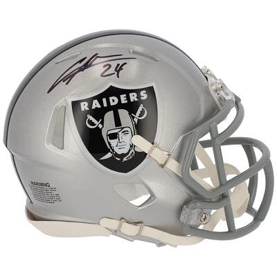 Charles Woodson Las Vegas Raiders Autographed Riddell Speed Mini Helmet