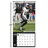 Calendrier mural des joueurs Davante Adams Las Vegas Raiders 2025 12" x 12"