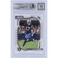 Davante Adams Las Vegas Raiders Autographed 2022 Panini Absolute #61 Beckett Fanatics Witnessed Authenticated 10 Card 