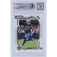 Davante Adams Las Vegas Raiders Autographed 2022 Panini Absolute #61 Beckett Fanatics Witnessed Authenticated 10 Card 
