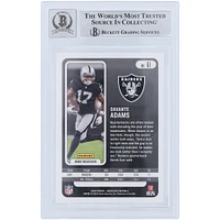 Carte Panini Absolute #61 autographiée 2022 de Davante Adams Las Vegas Raiders Beckett Fanatics Witnessed Authenticated /10
