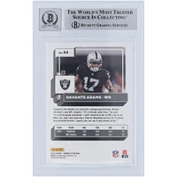 Davante Adams Las Vegas Raiders Autographed 2022 Panini Donruss Press Proof Gold #94 #/50 Beckett Fanatics Witnessed Authenticated 10 Card