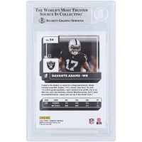Davante Adams Las Vegas Raiders Carte authentifiée autographiée Panini Donruss 2022 Premium #94 Beckett Fanatics