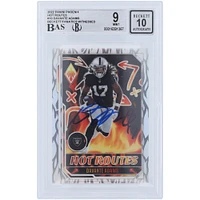 Carte autographiée 2022 Panini Phoenix Hot Routes #HR-10 Beckett Fanatics Witnessed Authenticated 9/10 de Davante Adams Las Vegas Raiders