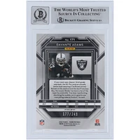 Davante Adams Las Vegas Raiders Autographed 2022 Panini Prizm Orange #171 #/249 Beckett Fanatics Witnessed Authenticated 9/10 Card