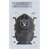 Davante Adams Las Vegas Raiders Autographed 2022 Panini Select Neon Green Prizm Die Cut #17 #/299 Beckett Fanatics Witnessed Authenticated Card