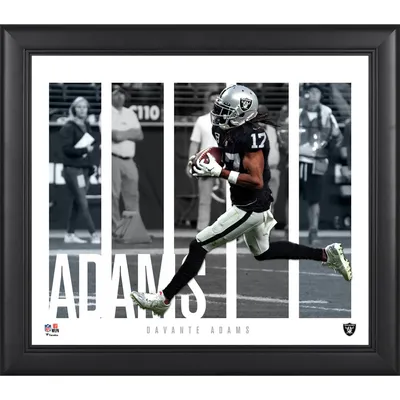 Davante Adams Las Vegas Raiders Framed 15 x 17 Stitched Stars Collage