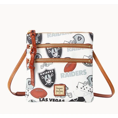 Sac à main à bandoulière triple zip Dooney & Bourke Las Vegas Raiders Game Day