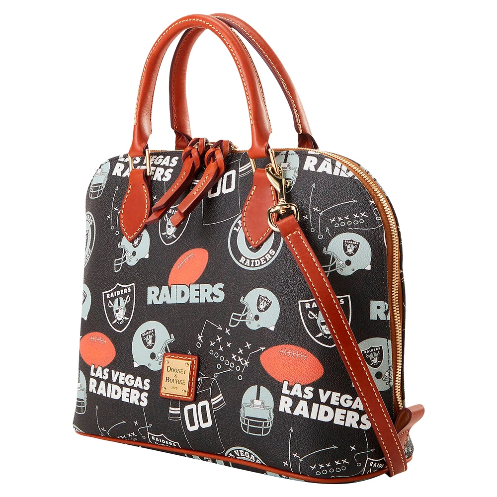 Dooney & Bourke Las Vegas Raiders Game Day Zip Zip Satchel