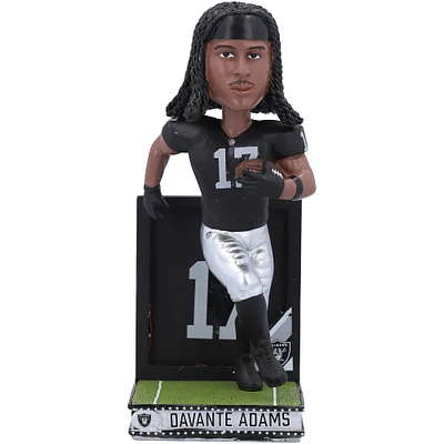 FOCO Davante Adams Las Vegas Raiders Plaque arrière lumineuse Bobblehead