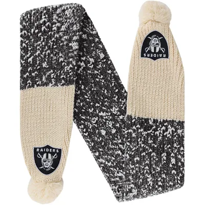 Las Vegas Raiders FOCO Confetti Scarf with Pom