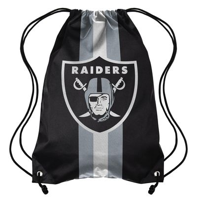 FOCO Las Vegas Raiders Team Stripe - Drawstring Backpack