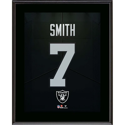 Geno Smith Las Vegas Raiders 10.5" x 13" Jersey Number Sublimated Player Plaque