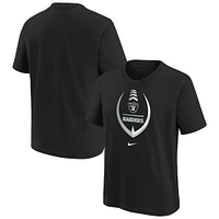 Girls Preschool Nike Black Las Vegas Raiders Icon T-Shirt