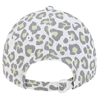 Girls Youth New Era White Las Vegas Raiders Active Leopard 9TWENTY Adjustable Hat