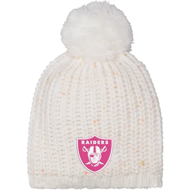 Dallas Cowboys Youth Pink NEP Yarn Beanie, White/Pink, Youth