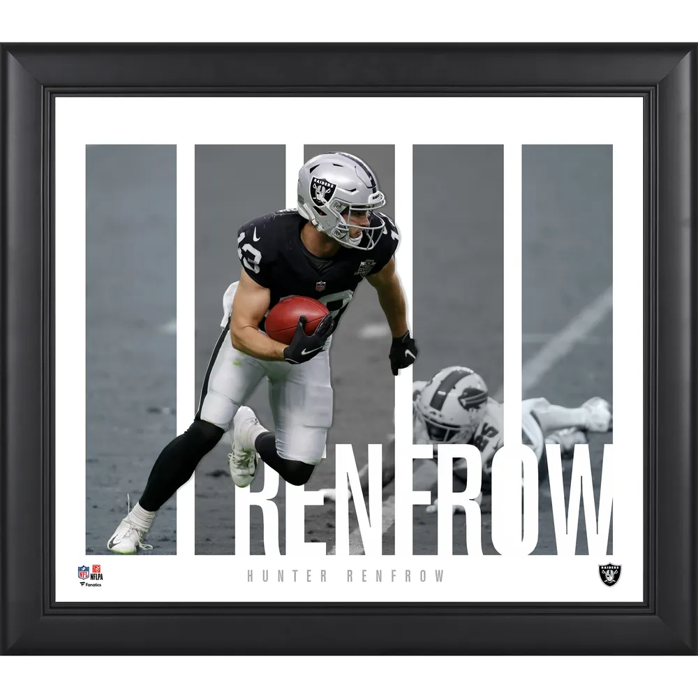 Hunter Renfrow Las Vegas Raiders Framed 15 x 17 Player Collage with a  Piece of Game-Used Ball