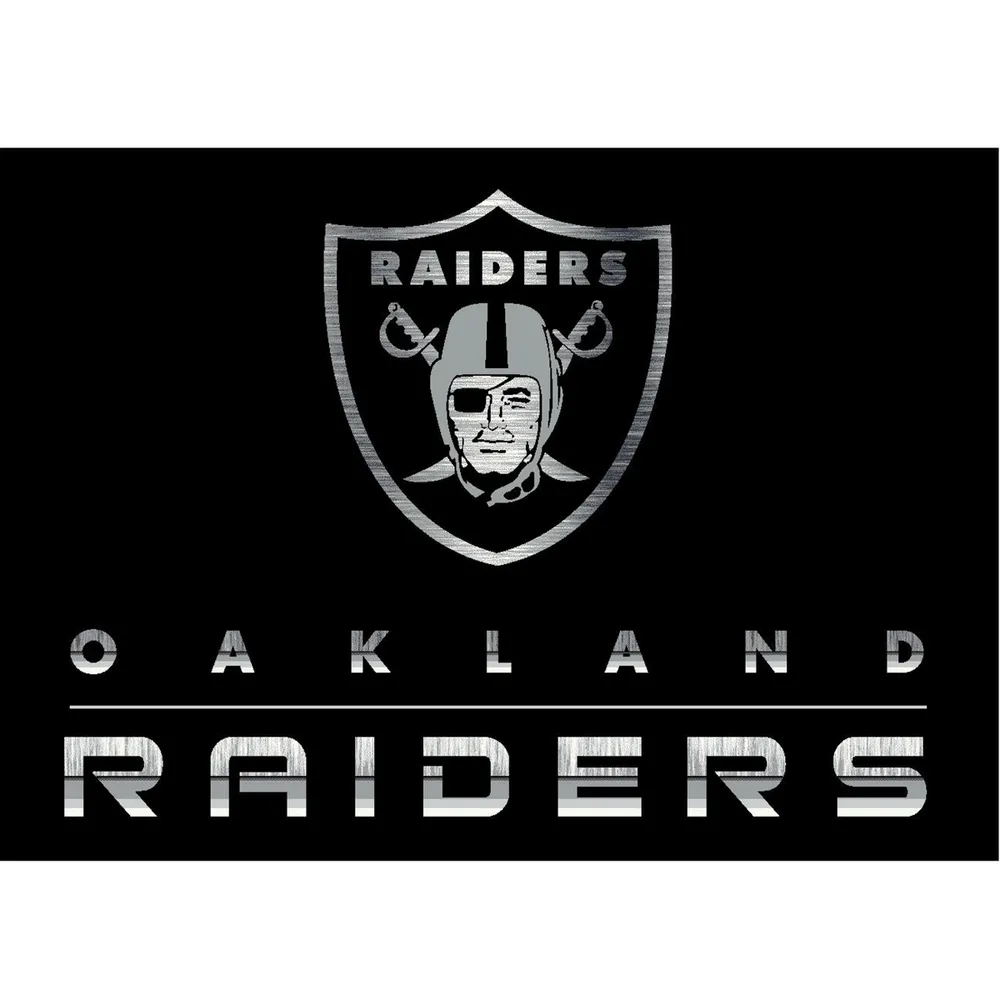 Oakland Raiders Football Rug