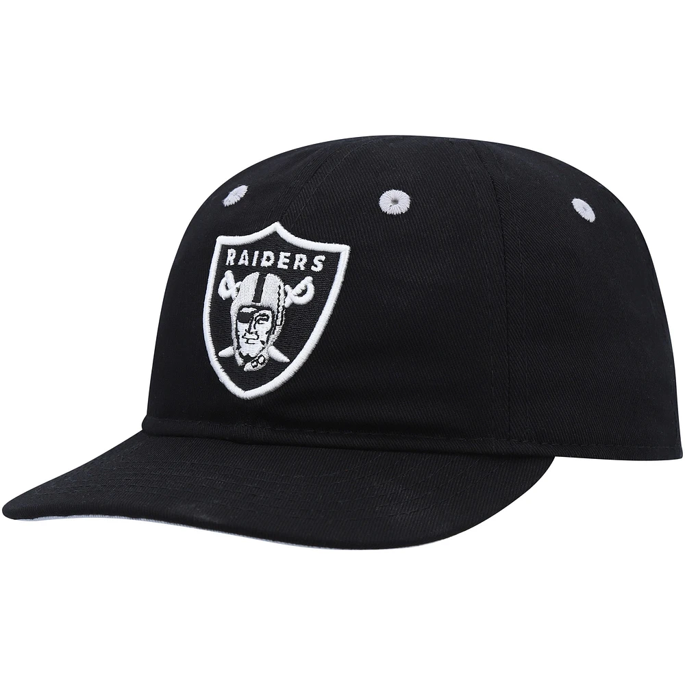 Infant Black Las Vegas Raiders Team Slouch Flex Hat