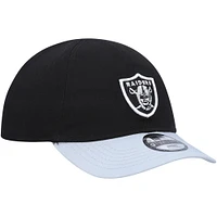 Infant New Era Black/Silver Las Vegas Raiders My 1st 9TWENTY Adjustable Hat