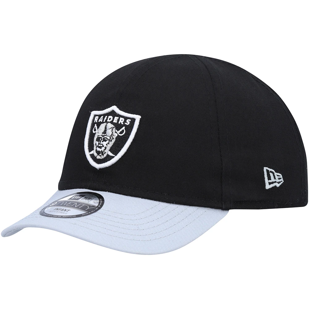 Infant New Era Black/Silver Las Vegas Raiders My 1st 9TWENTY Adjustable Hat