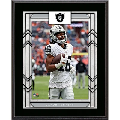 Plaque sublimée de joueur des Las Vegas Raiders de Jakobi Meyers 10,5" x 13"