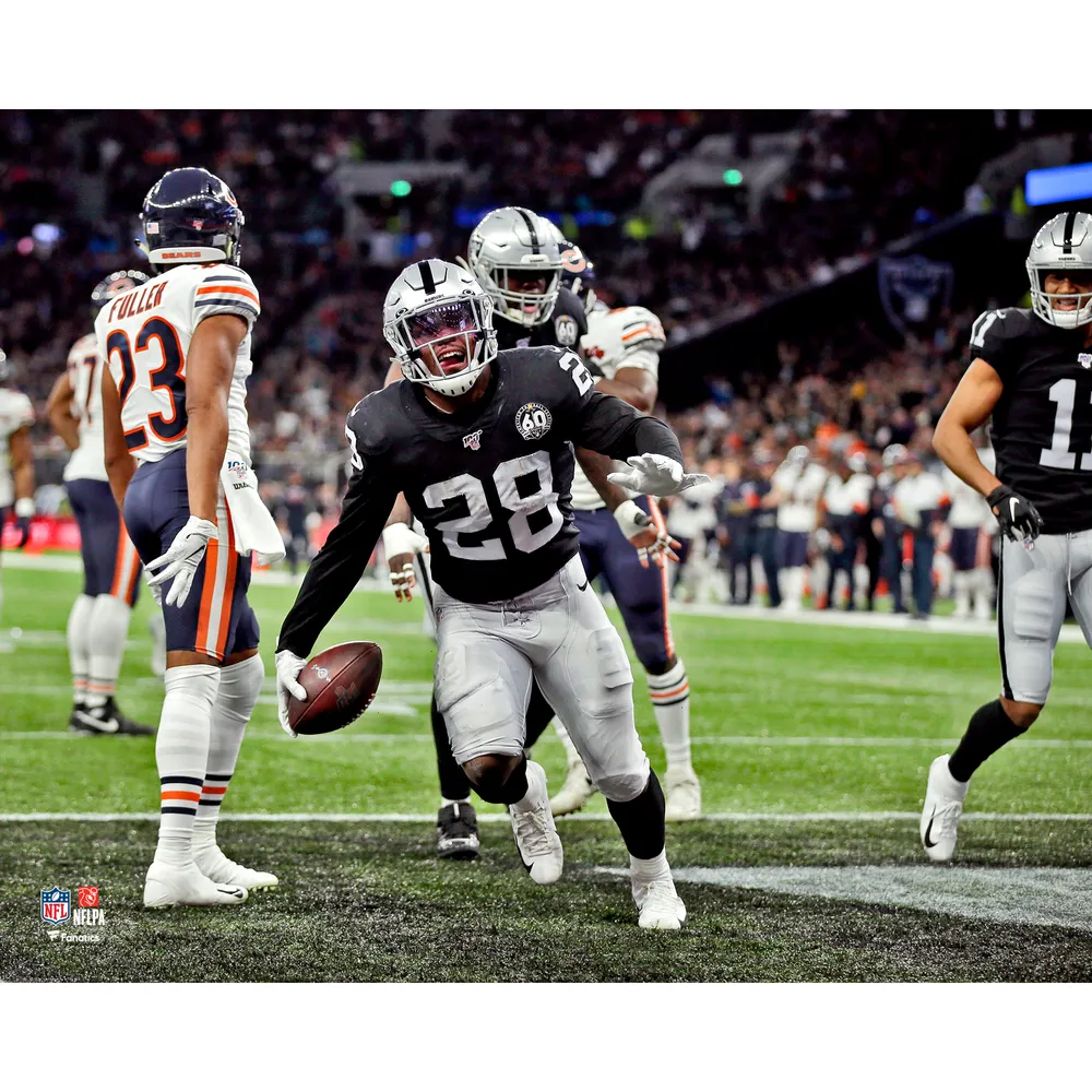 Davante Adams Las Vegas Raiders Unsigned Scores A Touchdown Photograph