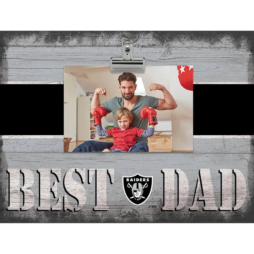 Fan Creations Las Vegas Raiders 6'' x 12'' Best Dad Sign