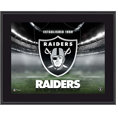 Las Vegas Raiders 10.5" x 13" Horizontal Team Logo Sublimated Plaque