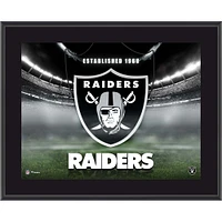Las Vegas Raiders 10.5" x 13" Horizontal Team Logo Sublimated Plaque