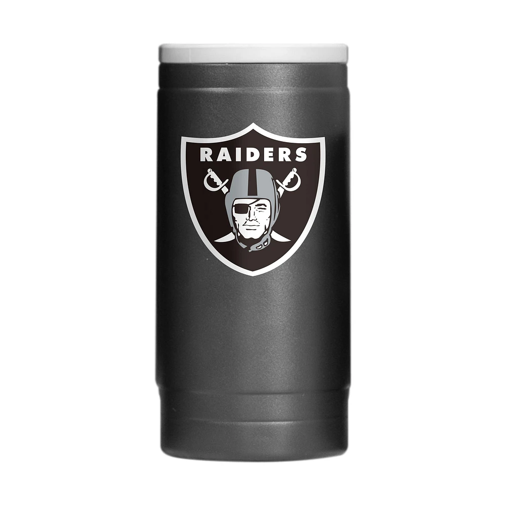 Las Vegas Raiders 12oz. Flipside Powdercoat Slim Can Cooler