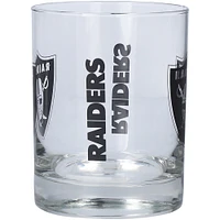 Raiders de Las Vegas 14oz. Verre à roches pour le jour du match