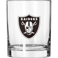 Raiders de Las Vegas 14oz. Verre à roches pour le jour du match