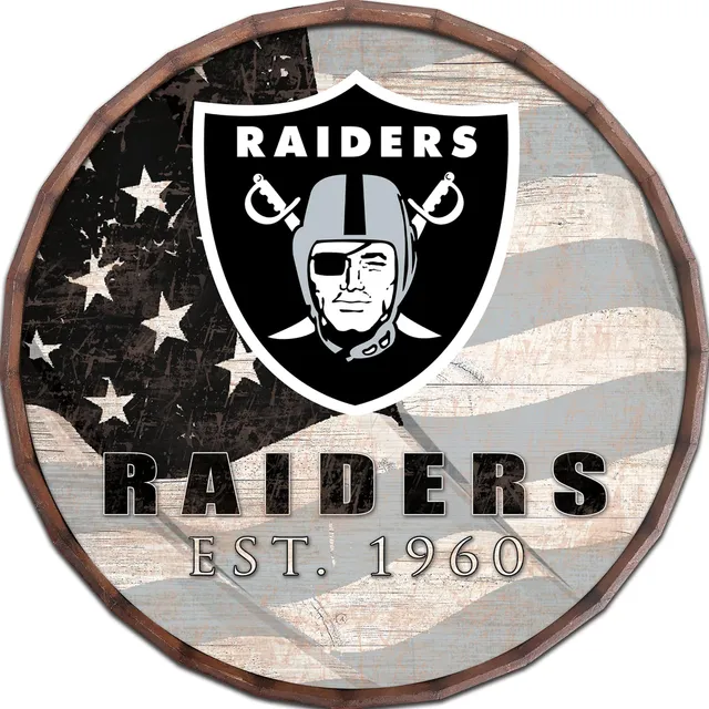 Lids Las Vegas Raiders 24'' Established Date Barrel Top